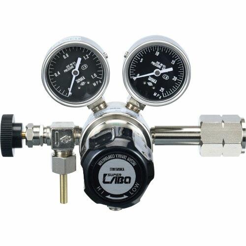 日酸TANAKA 分析・研究向け圧力調整器 S-LABOII 入口高圧用、ボンベ用LAB1-1434...