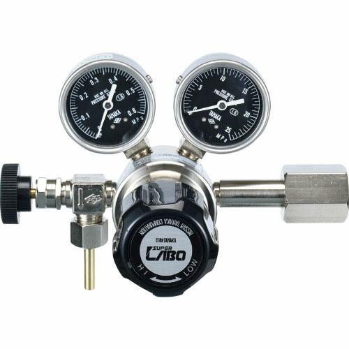 日酸TANAKA 分析・研究向け圧力調整器 S-LABOII 入口高圧用、ボンベ用LAB1-1614...