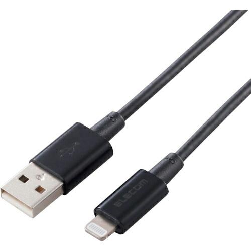 ELECOM Lightningケーブル 準高耐久 アルミコネクタ 1.0m ブラック ( MPA-...