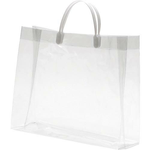 【SALE価格】シモジマ 透明バッグ ハッピータック付 L 10枚入り ( 006464050 ) ...
