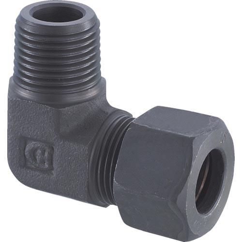 フジトク ハーフエルボ Φ10×3/8 鋼管用 くい込み継手 ( E-10X3/8 ) (株)フジト...