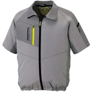 アイトス 空調服用半袖ジャケット(空調服TM) 杢グレー M  ( AZ50198-104-M ) アイトス(株) (メーカー取寄)｜orangetool