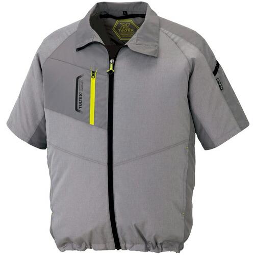 アイトス 空調服用半袖ジャケット(空調服TM) 杢グレー L ( AZ50198-104-L ) ア...