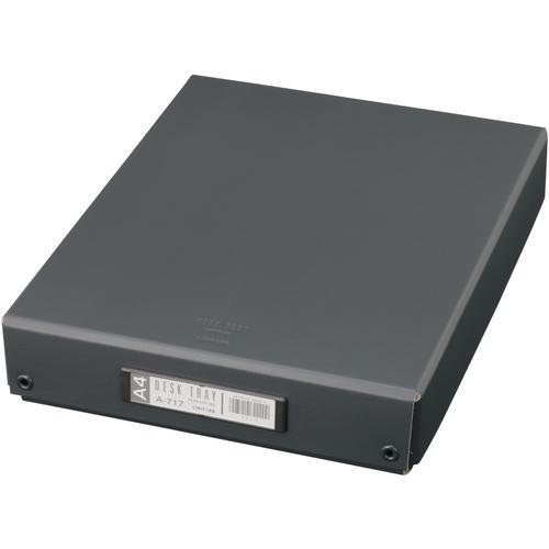 LIHIT デスクトレー ブラック A4 ( A717ブラック )