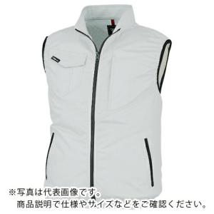XEBEC 空調服制電ベスト シルバーグレー (XE98014-22-5L)｜orangetool