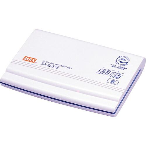 MAX 瞬乾スタンプ台(紙箱入り) 藍 ( SA90212 ) (10個セット) マックス(株) (...