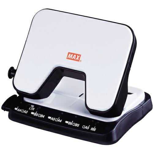 MAX 軽あけパンチ スクーバ(穴あけ25枚)ホワイト ( DP90132 ) マックス(株) (メ...