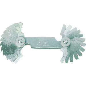 TRUSCO ピッチゲージ 測定範囲0.25~2.5mm 60°28枚組 ( 156 )｜orangetool