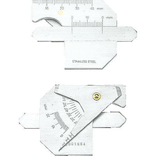 TRUSCO 溶接ゲージ 寸法測定精度±0.4 ( TWG-1(TWGU-1)(セイドプラスマイナス...