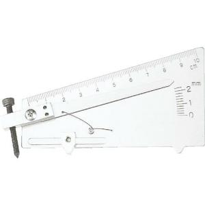 TRUSCO 溶接ゲージ 精密アンダーカット測定用 1目盛0.2mm ( TWGU-2S ) トラスコ中山(株)｜orangetool