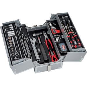 TONE 整備用工具セット ツールセット(シルバー) 間口433×奥行220×高さ240mm 差込角9.5mm  ( TSAT33021SV )｜orangetool