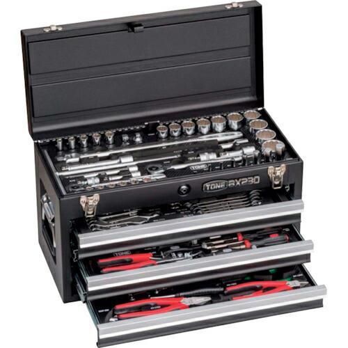 TONE 整備用工具セット ツールセット(マットブラック) 間口508×奥行232×高さ302mm ...