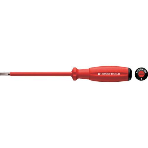 PBスイスツールズ 【売切廃番】スイスGrip・マイナスドライバー絶縁 ( 58100-4-125/...