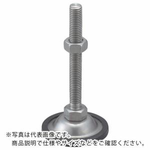 TRUSCO アジャスターボルト 600kgタイプ M12×120 ステンレス 台座部樹脂カバー付き ( SUS-NB-2-12X120 ) トラスコ中山(株)｜orangetool