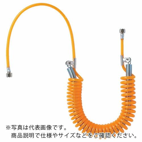 TRUSCO 取替用スプリング式ウレタンコイルホース 6m ( SC-7S ) トラスコ中山(株)