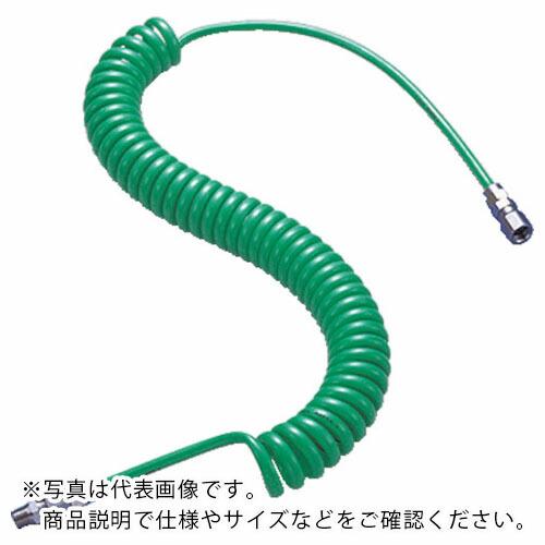 TRUSCO スパッタウレタンコイルホース 5X8mm 使用範囲3.6m ( TCH-808 (5X...