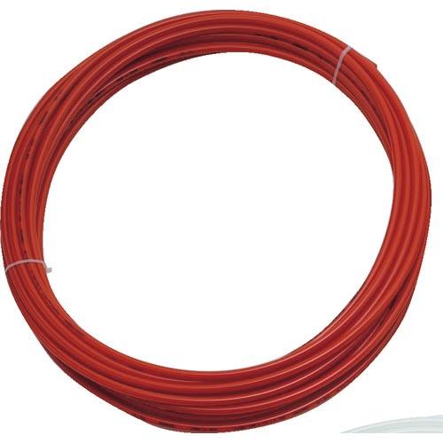 TRUSCO ポリウレタンチューブ 10X6.5mm 10m巻 レッド ( TEN-10-10-R ...