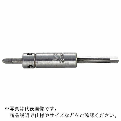 TRUSCO 折れ込みタップ除去工具 三本爪 6mm 1/4用 ( PT3-6 ) トラスコ中山(株...
