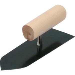 カネ三 半焼中塗鏝 元幅82×先幅74 コテ長さ240mm ( HNK-240 (240MM) ) ナルセ商工(株)｜orangetool