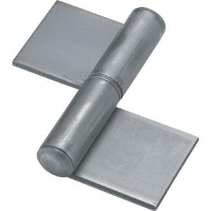 TRUSCO スチール製特厚溶接旗蝶番 左用 全長102mm (4個入) ( 2000W-102L(ヒダリ) (2000W 4コイリ) ) トラスコ中山(株)｜orangetool