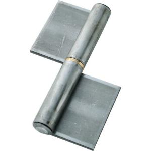 TRUSCO スチール製特厚溶接旗蝶番 左用 全長153mm (2個入) ( 2000W-153L(ヒダリ)(2000W 2コイリ) ) トラスコ中山(株)｜orangetool