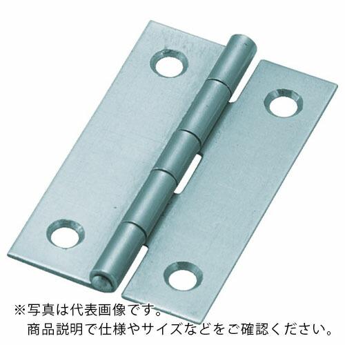 TRUSCO スチール製薄口普通蝶番 生地仕上げ 全長25.5mm (10個入) ( 550-25N...