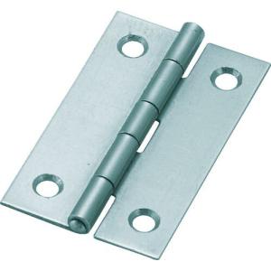 TRUSCO スチール製薄口普通蝶番 三価クロムメッキ仕上げ 全長51.0mm ( 550-51UNCR (10コイリビスナシ ユニクロ) ) トラスコ中山(株)｜orangetool