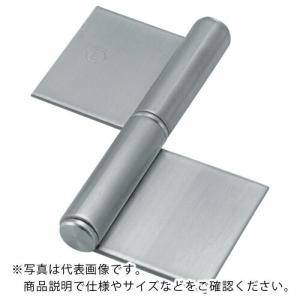 TRUSCO ステンレス製特厚溶接旗蝶番 左用 全長76mm (2個入) ( ST-2000W-76L(ヒダリ)2000Wヘアーライン2コ ) トラスコ中山(株)｜orangetool