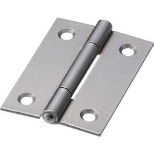 TRUSCO スチール製厚口蝶番 生地仕上げ 全長51mm (10個入) ( 888-51N (10コイリ キジビスナシ) ) トラスコ中山(株)｜orangetool