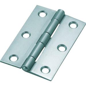 TRUSCO スチール製厚口蝶番 生地仕上げ 全長64mm (10個入) ( 888-64N (10コイリ キジビスナシ) ) トラスコ中山(株)｜orangetool