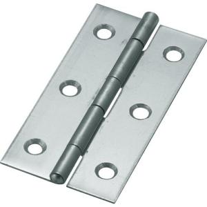 TRUSCO ステンレス製薄口蝶番 全長64.0mm (10個入) ( ST-550-64 (デンカイケンマシアゲ 10コイリ) ) トラスコ中山(株)｜orangetool