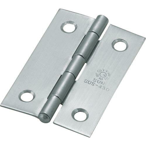 TRUSCO ステンレス製中厚蝶番 全長51mm (10個入) ( ST-999-51HL (ヘアー...