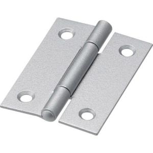 TRUSCO スチール製厚口蝶番 シルバー塗装仕上げ 全長51mm (10個入) ( 888-51SV (10コイリシルバートソウビスツキ) ) トラスコ中山(株)｜orangetool