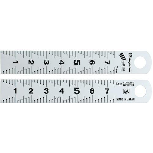 SK 縦目盛ゲージ 快段目盛 7.5cm 75mm ( VG-75KD )