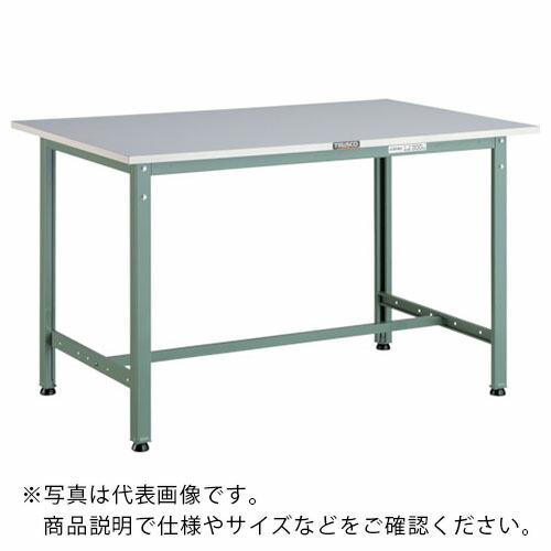 TRUSCO 軽荷重作業台(300kg)AE型 900X450XH740 基本タイプ グリーン色 (...