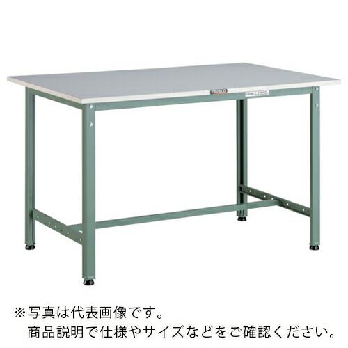 TRUSCO 軽荷重作業台(300kg)AE型 900X600XH740 基本タイプ グリーン色 (...