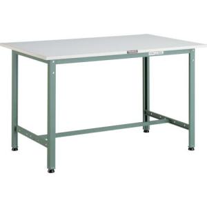 TRUSCO 軽荷重作業台(300kg)AE型 900X750XH740 基本タイプ グリーン色 ( AE-0975 (ニューポリハクショクテンバン) ) トラスコ中山(株)｜orangetool