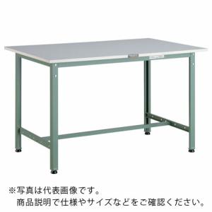 TRUSCO 軽荷重作業台(300kg)AE型 1200X600XH740 基本タイプ グリーン色 ( RAE-1260 ) トラスコ中山(株)｜orangetool
