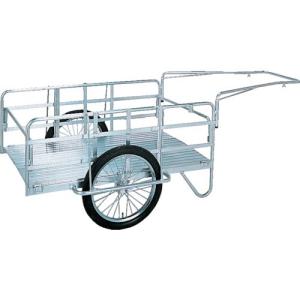 昭和 アルミ折畳みリヤカー 積載面(長さ×幅)1200×800mm 空気入タイヤ ( S8-A2 ) 昭和ブリッジ販売(株)｜orangetool