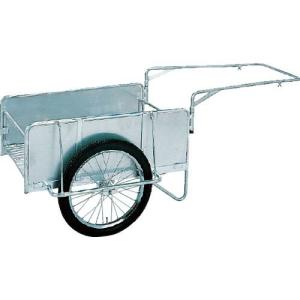 昭和 アルミ折畳みリヤカー 積載面(長さ×幅)1200×800 空気入タイヤ ( S8-A2S ) 昭和ブリッジ販売(株)｜orangetool