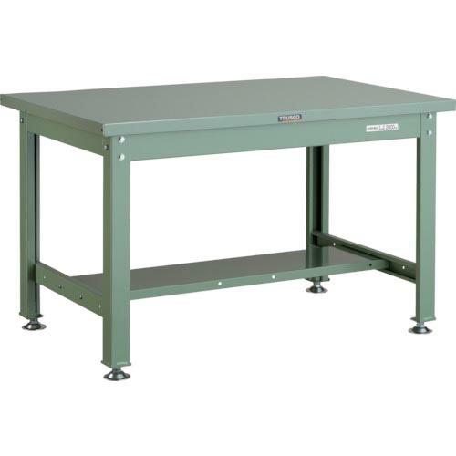 TRUSCO 中荷重作業台(2000kg)DW型 1200X750XH740 基本タイプ グリーン色...