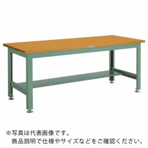 TRUSCO 中荷重作業台(2000kg)DW型 1500X750XH740 基本タイプ グリーン色 ( DW-1500 ) トラスコ中山(株)｜orangetool