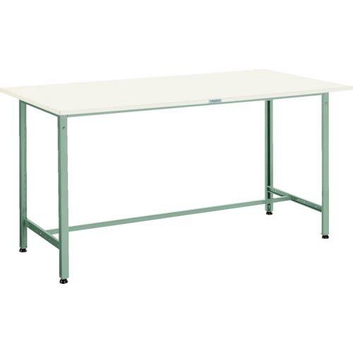 TRUSCO 軽荷重立作業台(300kg)HAE型 1500X600XH900 基本タイプ グリーン...