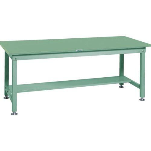 TRUSCO 中荷重作業台(1200kg)HW型 1500X900XH740 基本タイプ グリーン色...