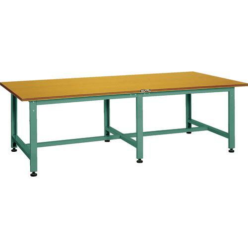 TRUSCO 中荷重大型作業台(1500kg)HWD型 2400X1200XH740 基本タイプ グ...