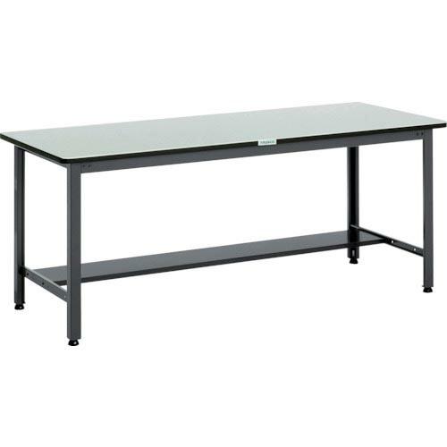 TRUSCO 中荷重作業台(500kg)AEW型 900X600XH740 基本タイプ ダークグレー...