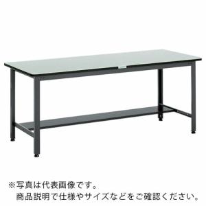 TRUSCO 中荷重作業台(500kg)AEW型 1200X600XH740 基本タイプ ダークグレー色 ( AEWR-1260 (リノリュームバリテンバン) ) トラスコ中山(株)｜orangetool
