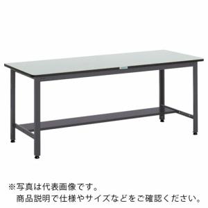 【SALE価格】TRUSCO 中荷重作業台(500kg)AEW型 1800X900XH740 基本タイプ ダークグレー色 ( AEWR-1890 (リノリュームバリテンバン) ) トラスコ中山(株)｜orangetool