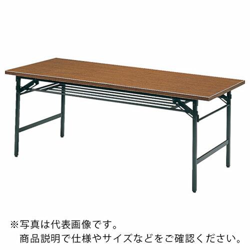 TRUSCO 折りたたみ会議テーブル 900X600XH700 チーク ( 0960 ) トラスコ中...