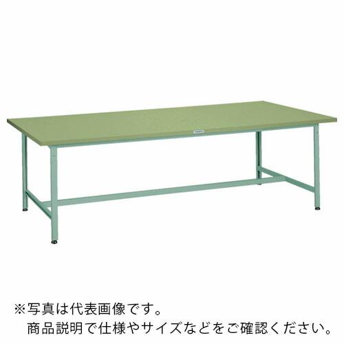 TRUSCO 軽荷重大型作業台(300kg)AEH型 1800X1200XH740 基本タイプ グリ...